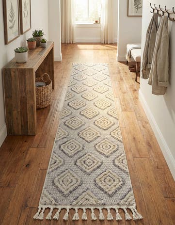 Ivory Cherokee Runner Rug