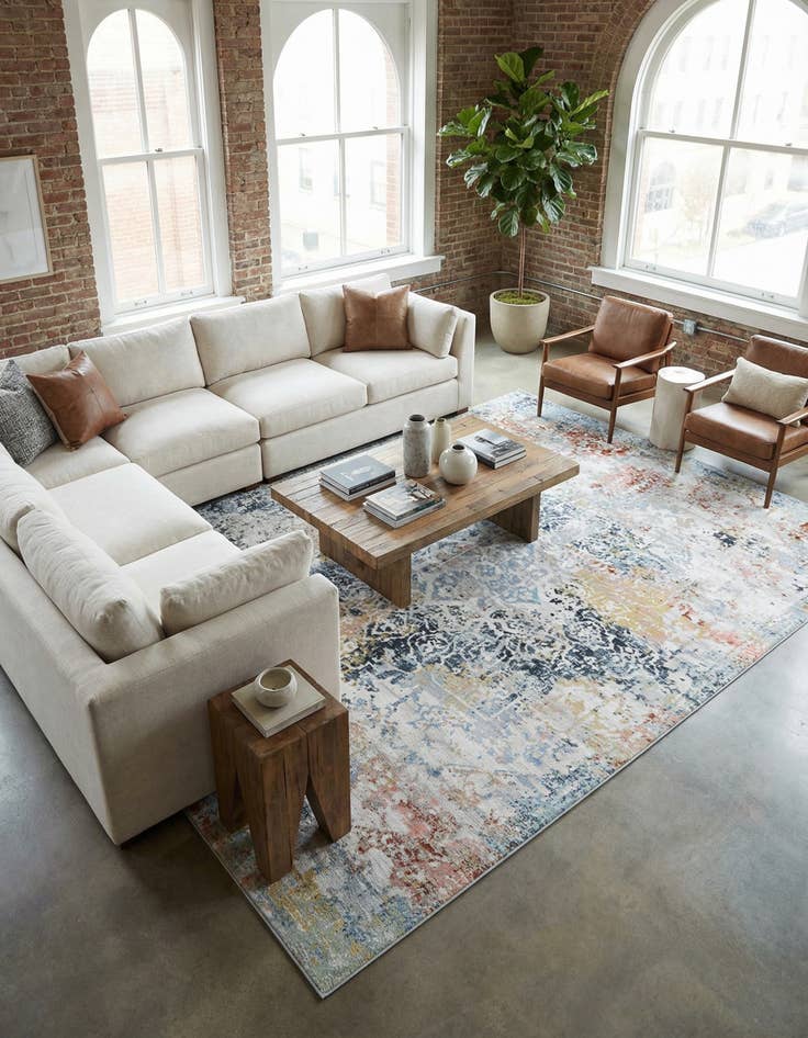 Detail image of 10' x 14' Kamala Washable Rug