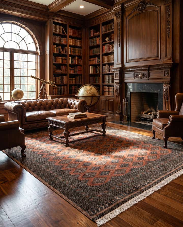 8' 5 x 10' 2 Hand Knotted Bokhara Oriental Wool Rug