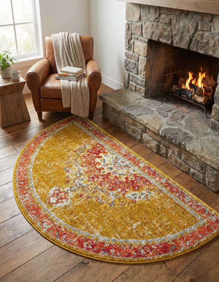 Detail image of 3' x 6' Carrington Hearth Rug