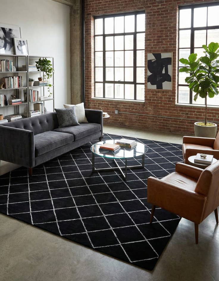 Detail image of 9' x 12' Vogue Geo Rug