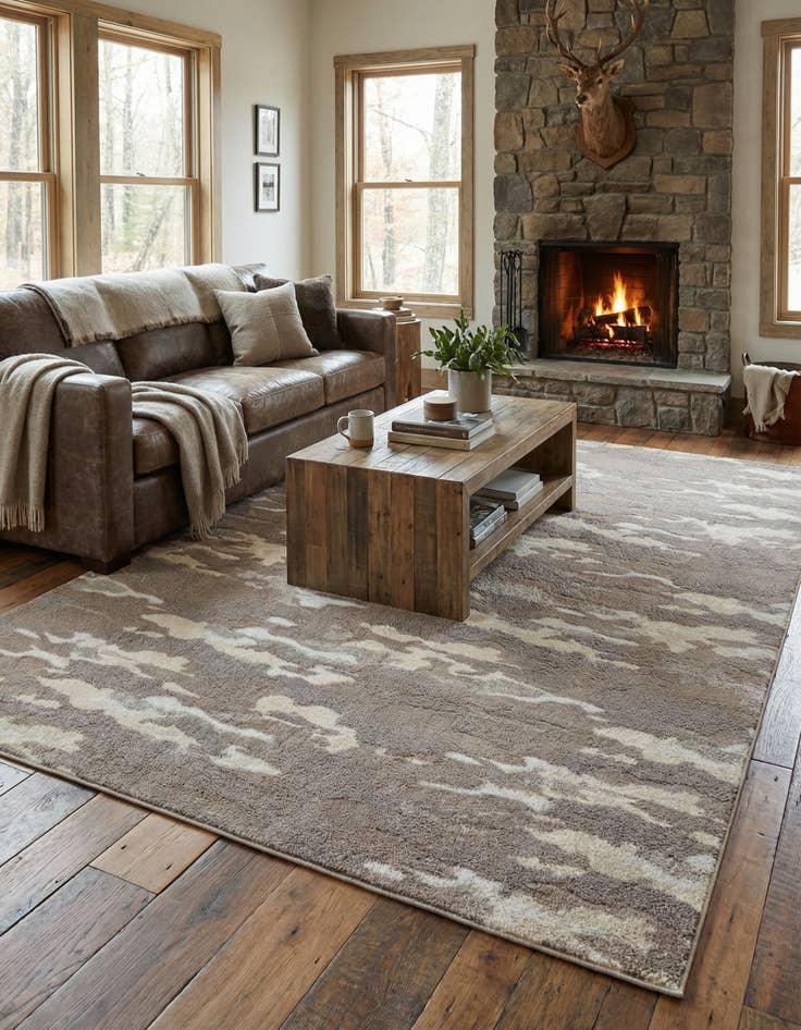 Detail image of 9' x 12' Sepia Rug