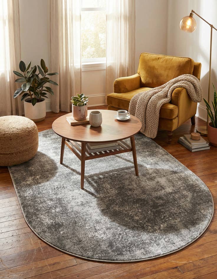 Detail image of 5' 3 x 8' Oregon Oval Rug