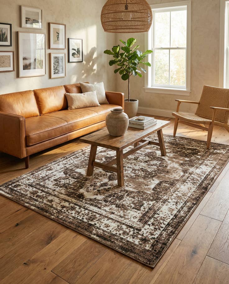 Detail image of 5' 3 x 8' Monte Carlo Rug With Pad Bundle