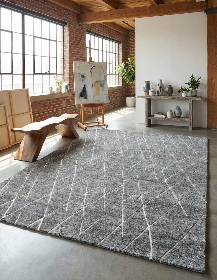 Detail image of 10' x 14' 1 Atlas Moroccan Wool Rug