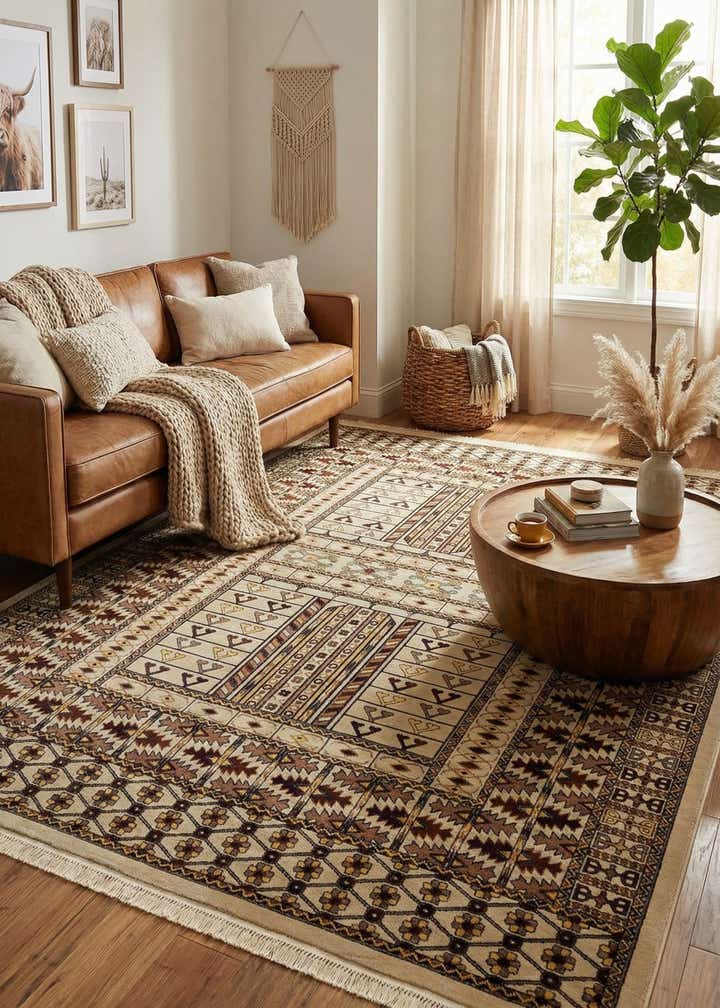 9' x 12' Bokhara Rug