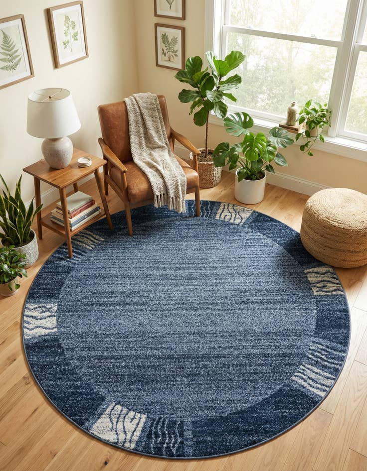 Detail image of 6' x 6' Angelica Round Rug