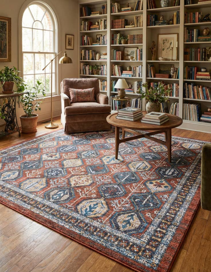 Detail image of 10' x 10' Aramis Square Rug