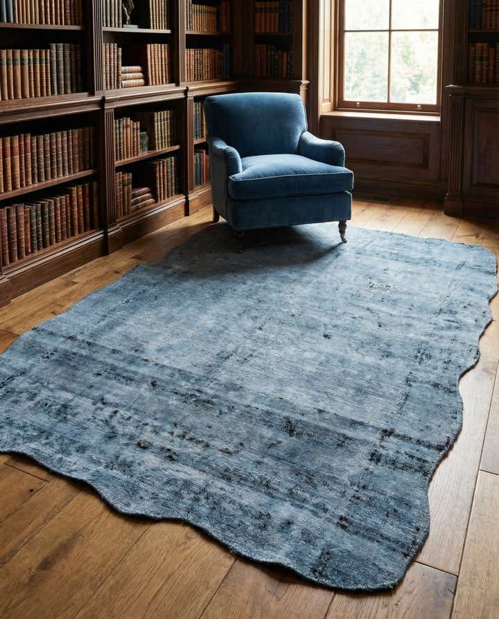 5' 9 x 8' 7 Hand Knotted Ultra Vintage Persian Wool Rug