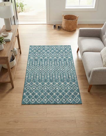 3' x 5' 3 Easy-Clean Lattice Indoor / Outdoor Rug