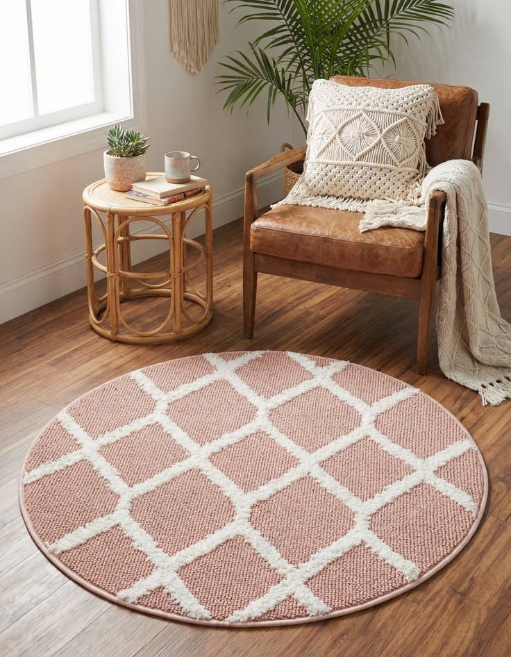 Detail image of  3' 3 x 3' 3 Boho Round Rug