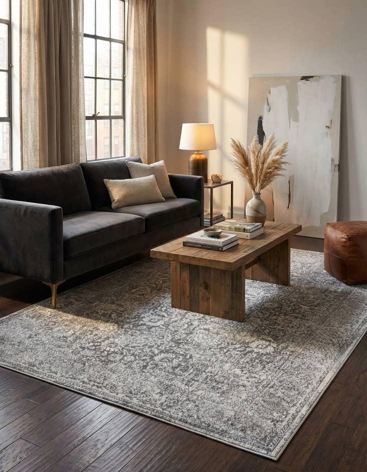 Detail image of 5' 3 x 7' 7 Modern Classical Rug