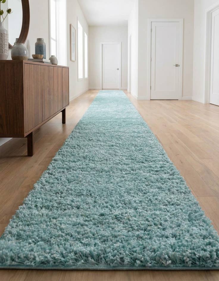 Detail image of 2' 6 x 19' 8 Everyday Shag Runner Rug