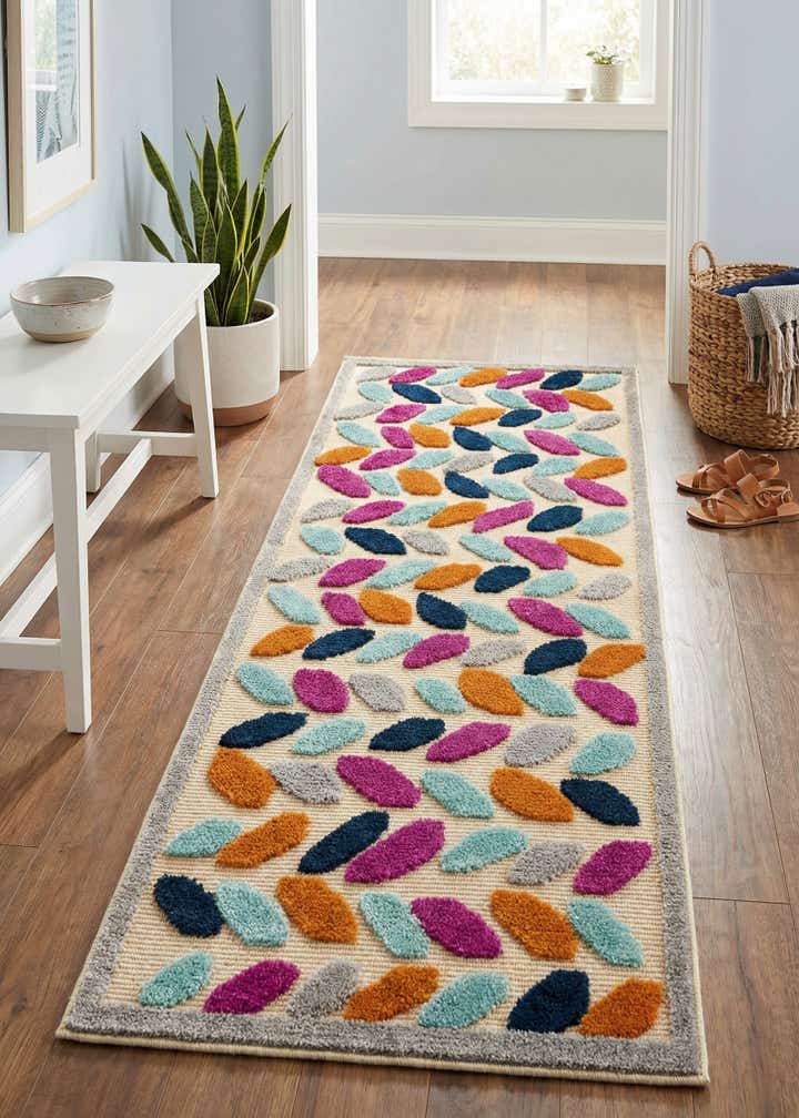 2' x 6' Easy-Clean Aruba Indoor / Outdoor Runner Rug