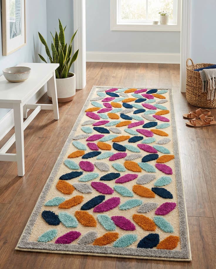 Detail image of 2' x 6' Easy-Clean Aruba Indoor / Outdoor Runner Rug