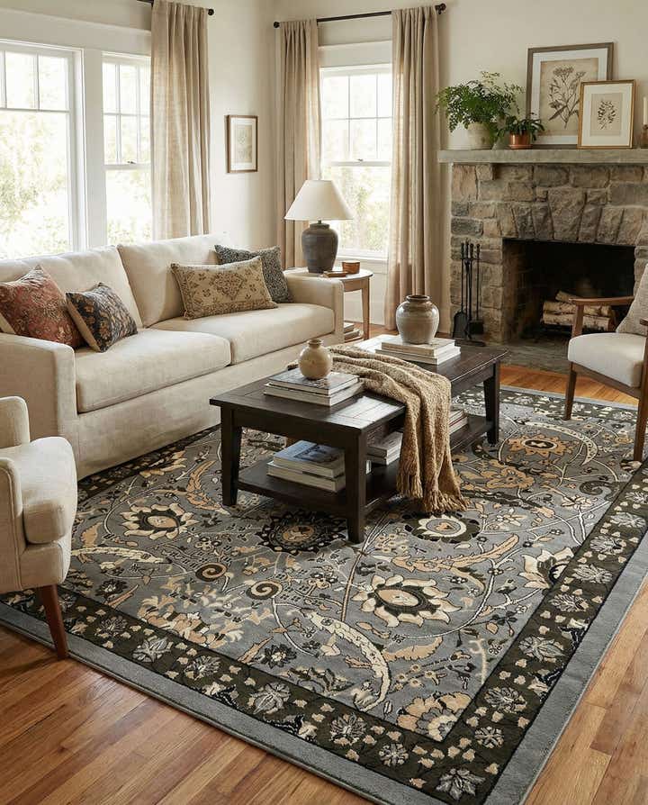7' 10 x 10' Isfahan Design Rug
