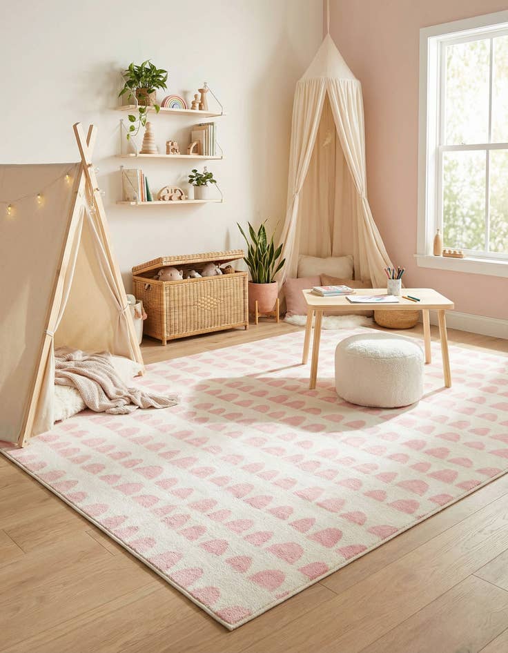 Detail image of 7' 10 x 10' Whimsy Kids Rug