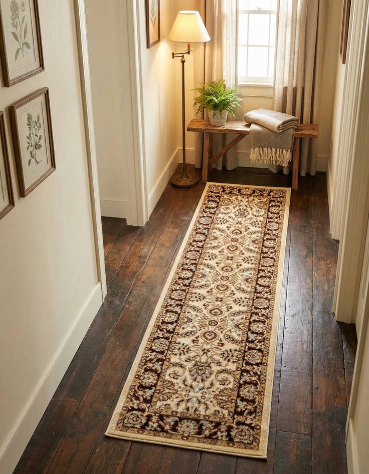 Detail image of 2' 7 x 10' Classic Agra Runner Rug