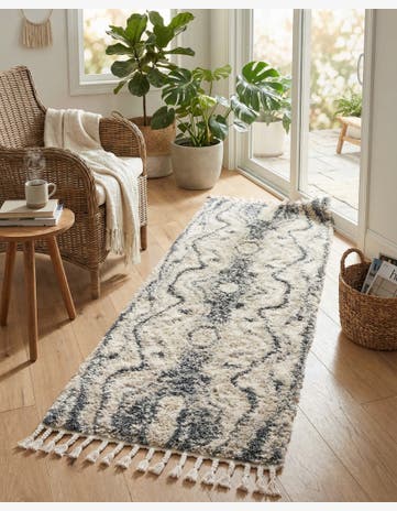 2' 2 x 6' Athena Shag Runner Rug