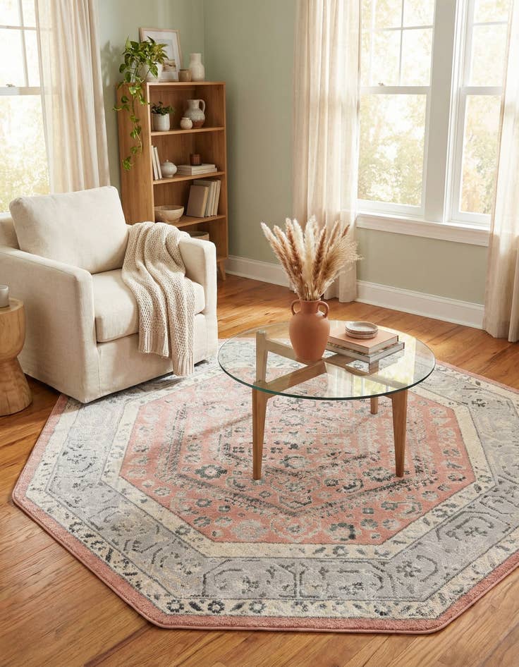 Detail image of 7' x 7' Aurelia Octagon Rug