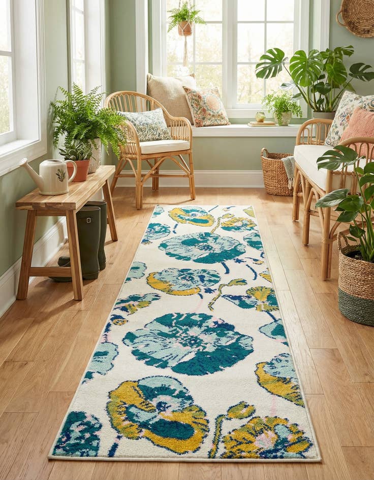 Detail image of 2' x 8' Bloom Runner Rug
