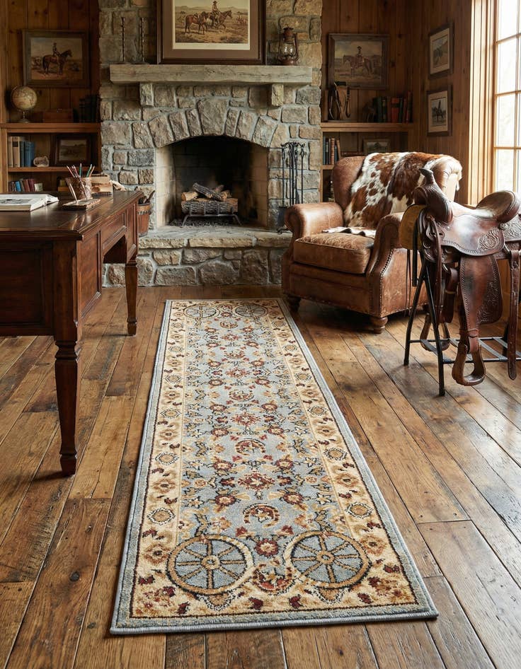 Detail image of 2' x 6' Pioneer Runner Rug