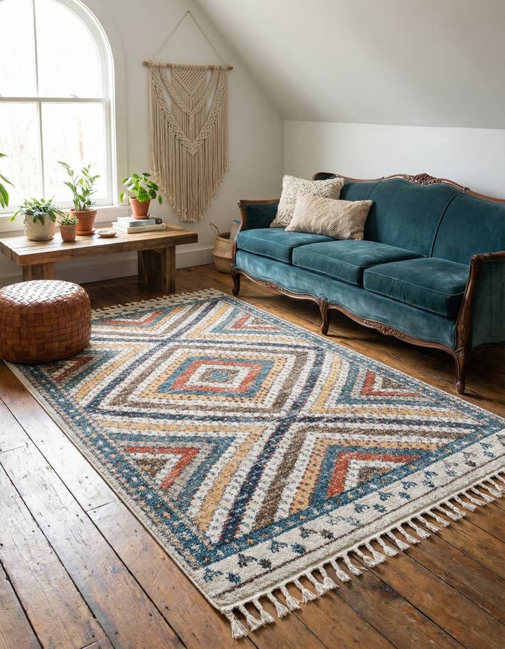 Detail image of 5' 3 x 8' Aramis Rug