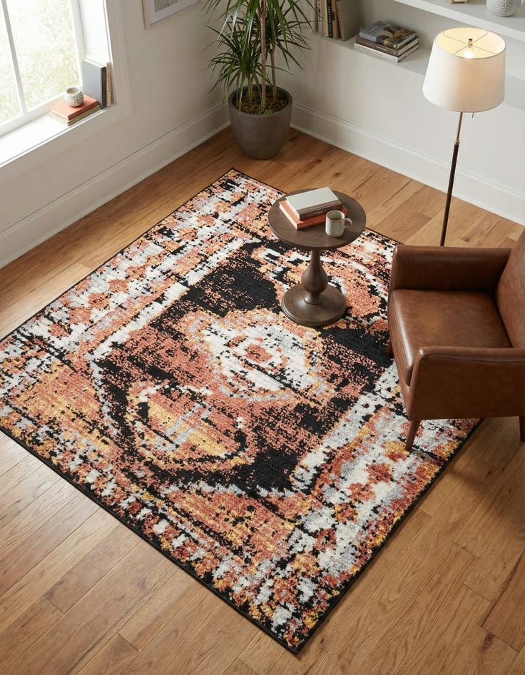 Detail image of 5' 3 x 5' 3 Tagine Square Rug