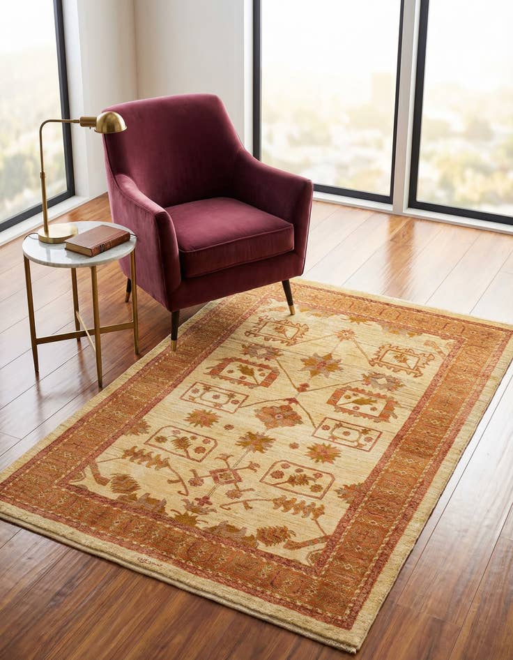 Detail image of 3' 7 x 5' 5 Kashkuli Wool Rug