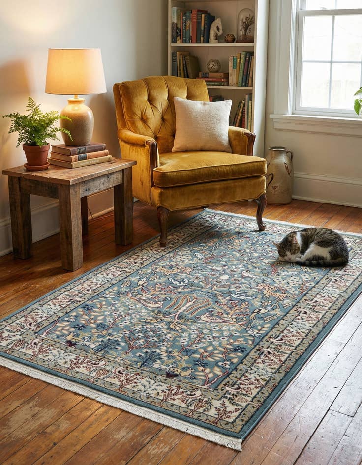 Detail image of 4' x 6' Nain Design Rug