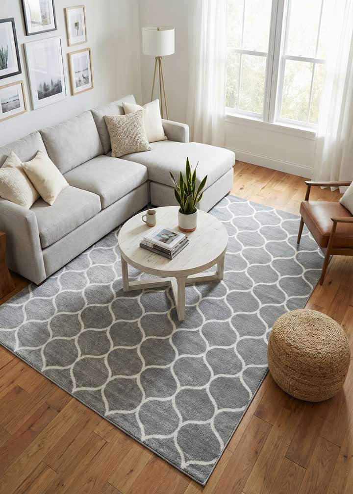 7' x 10' Trellis Frieze Rug