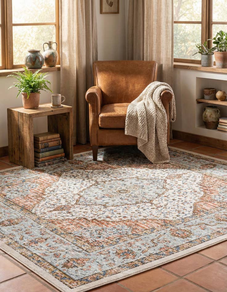 Detail image of 6' x 6' Nyla Square Rug