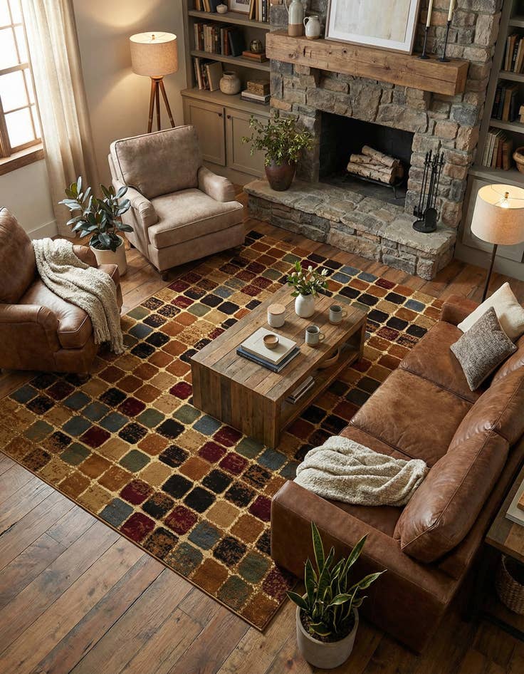 Detail image of 7' 10 x 11' Cafe Rug