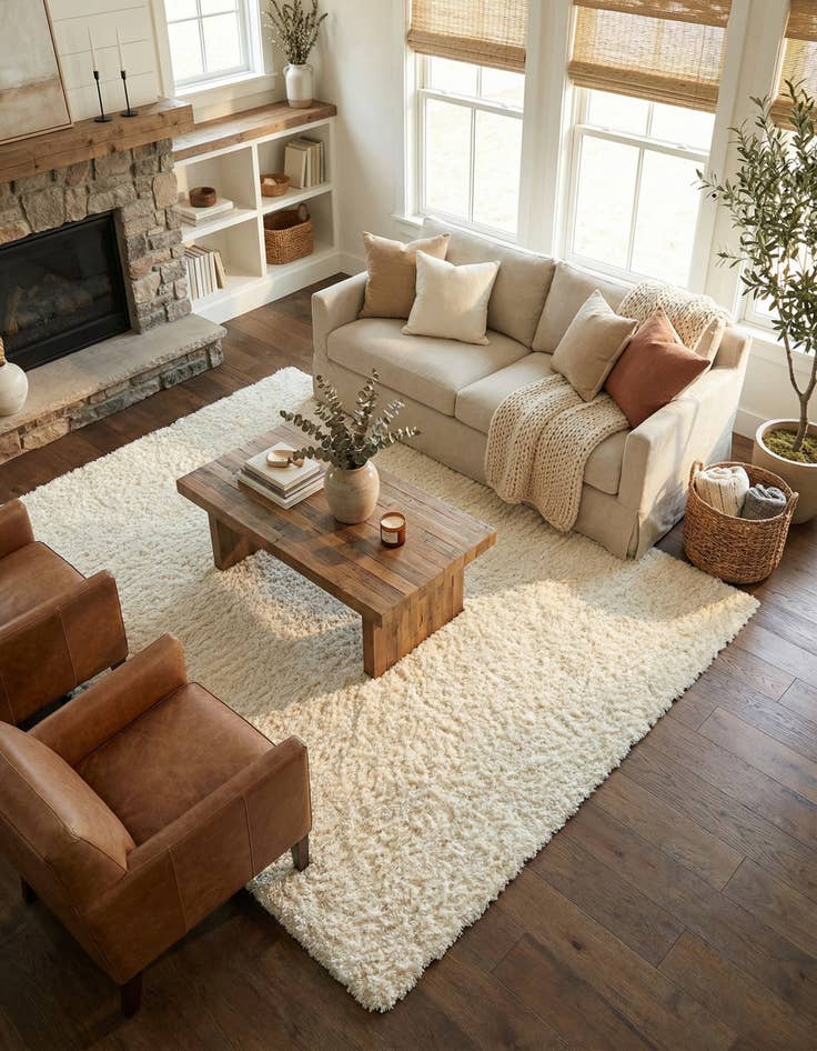 Detail image of 8' x 11' Infinity Shag Rug