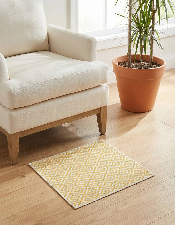 Detail image of 1' 4 x 1' 4 Washable Jill Zarin Costa Rica Indoor / Outdoor Sample Rug