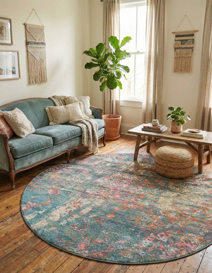 Detail image of 6' x 6' Delilah Round Rug