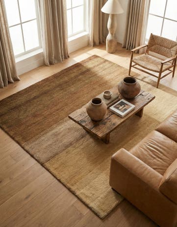5' 7 x 8' Hand Knotted Kashkuli Gabbeh Wool Rug