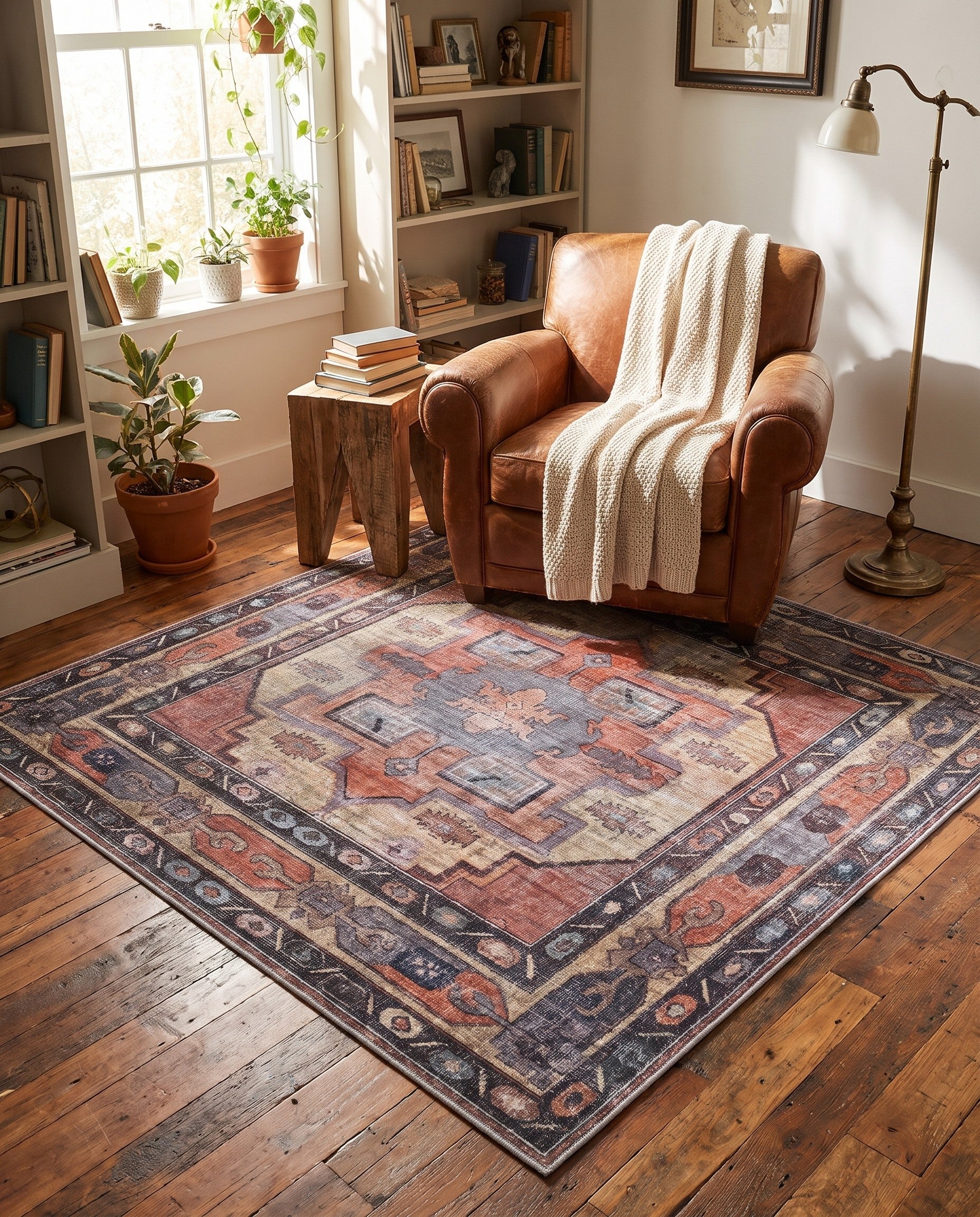 185cm x 185cm Maahru Square Rug