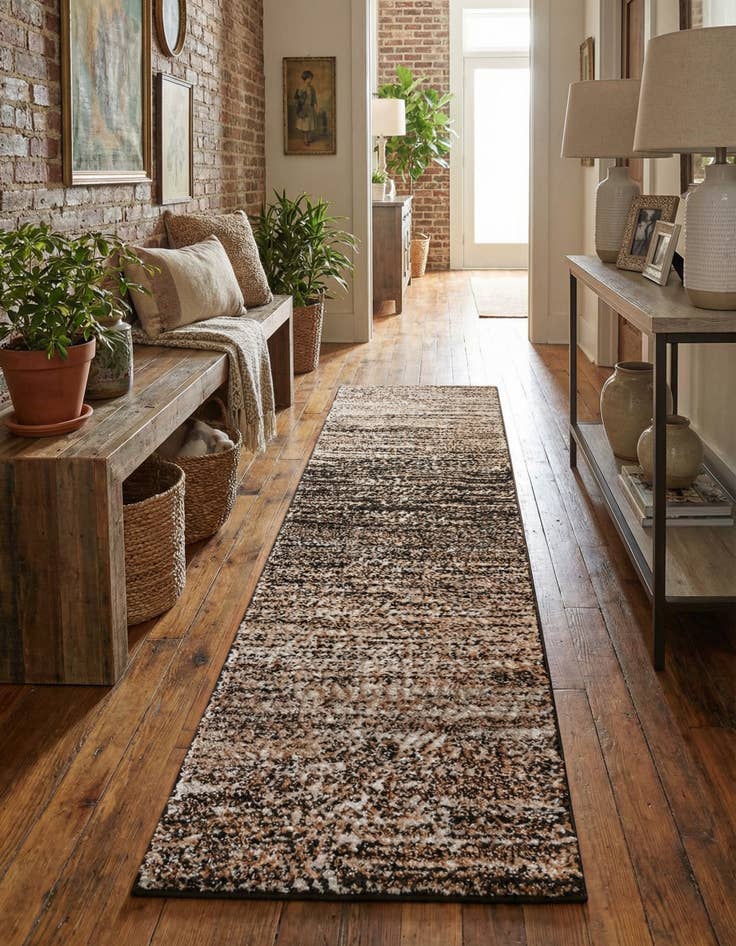 Detail image of 2' x 8' Sepia Runner Rug