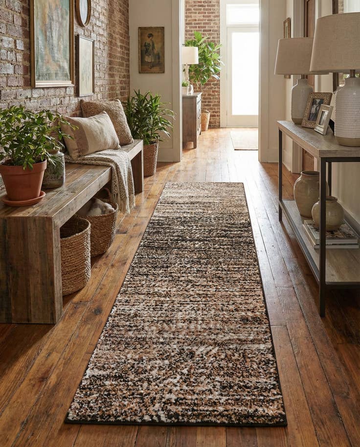 Detail image of 2' x 8' Sepia Runner Rug
