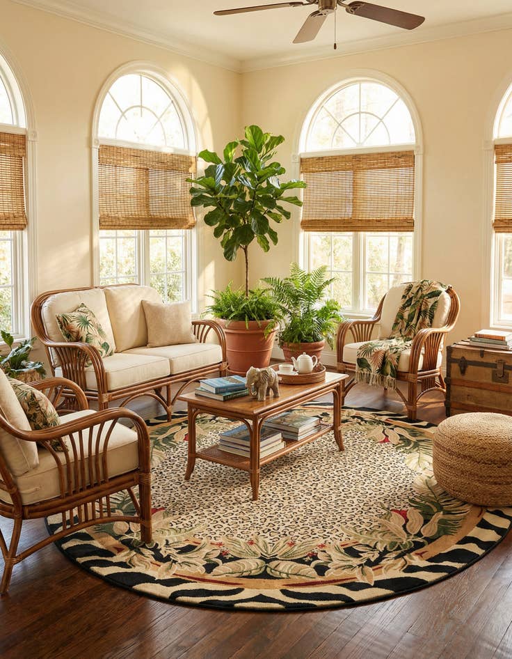 Detail image of 10' x 10' Savannah Round Rug