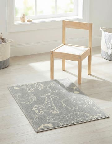 2' 2 x 3' Animals Whimsy Kids Rug