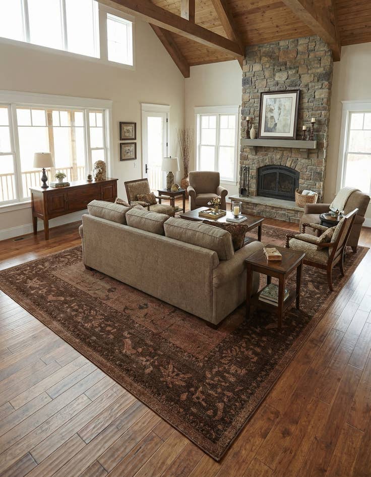 Detail image of  10' x 10' Miranda Square Rug