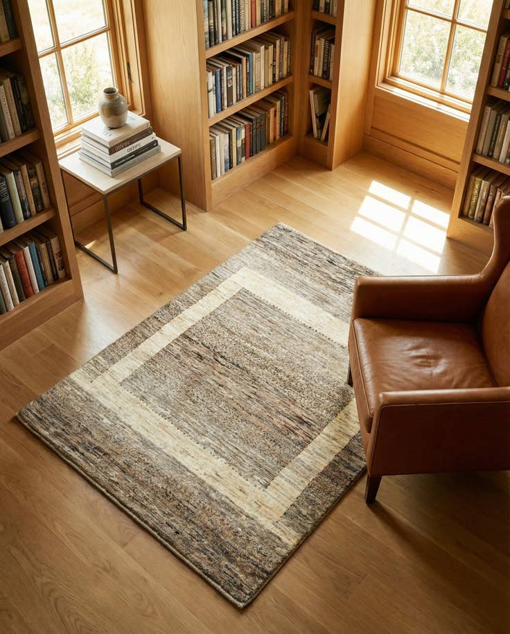 Detail image of 3' 4 x 4' 9 Kashkuli Wool Rug