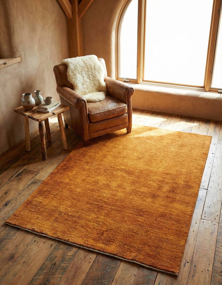 Detail image of 3' 5 x 4' 10 Gabbeh Shouli Rug