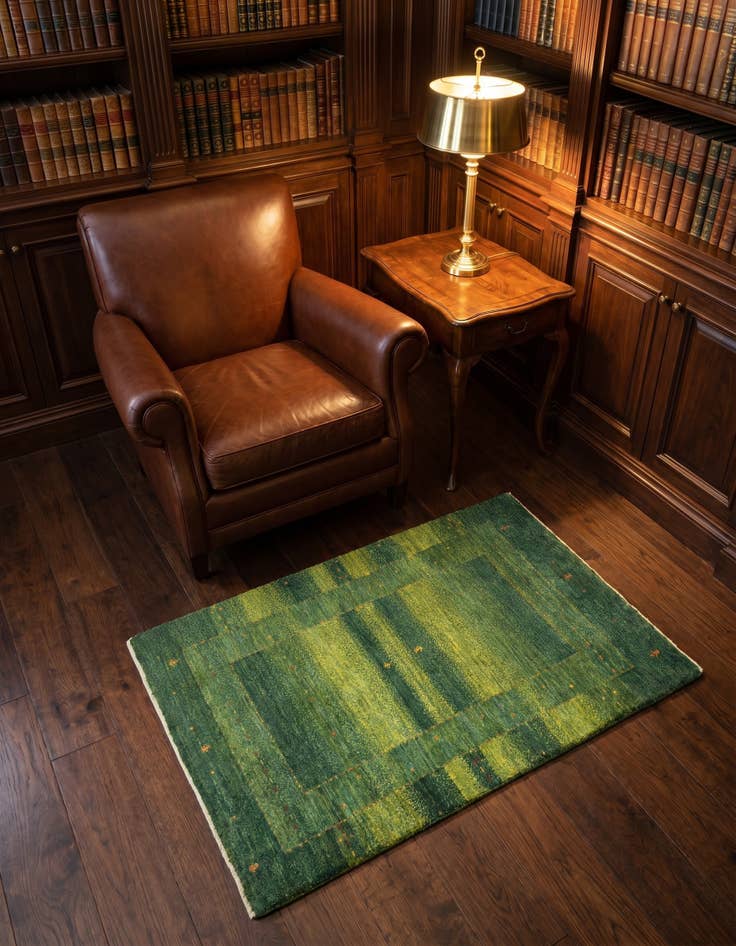 Detail image of 2' 8 x 4' 2 Kashkuli Wool Rug