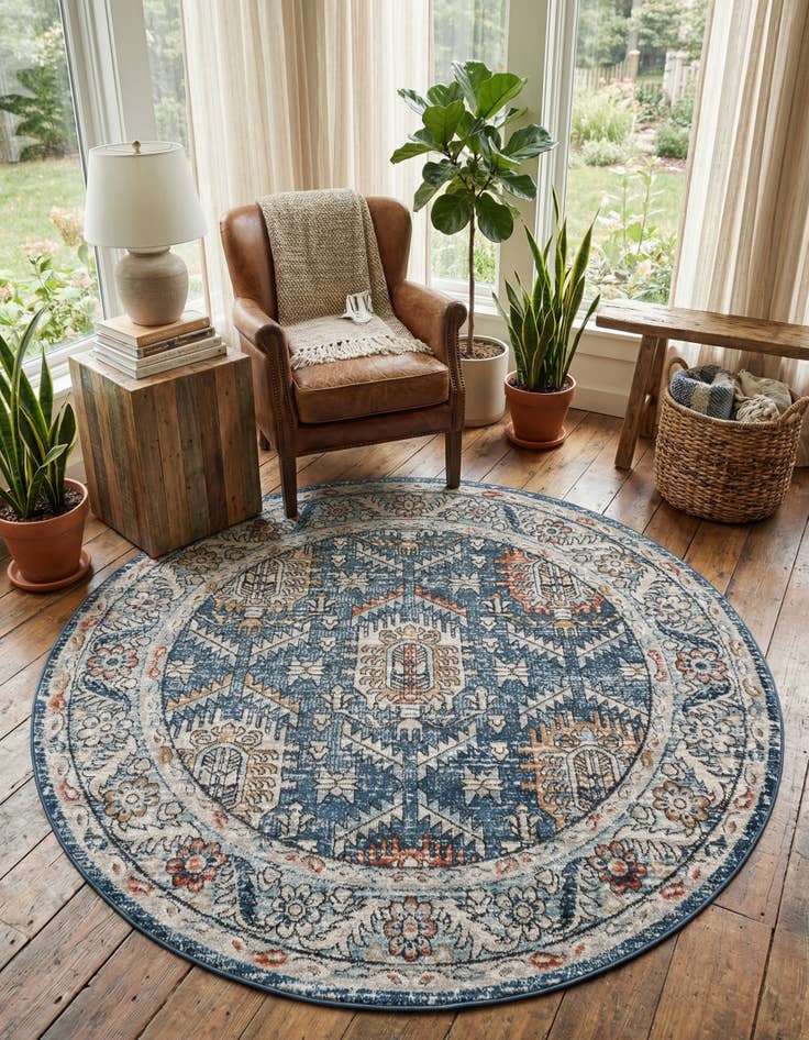 Detail image of 6' x 6' Nyla Round Rug