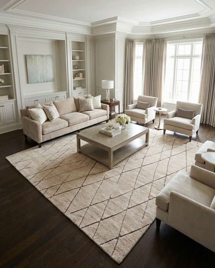 10' x 10' Atlas Moroccan Wool Square Rug