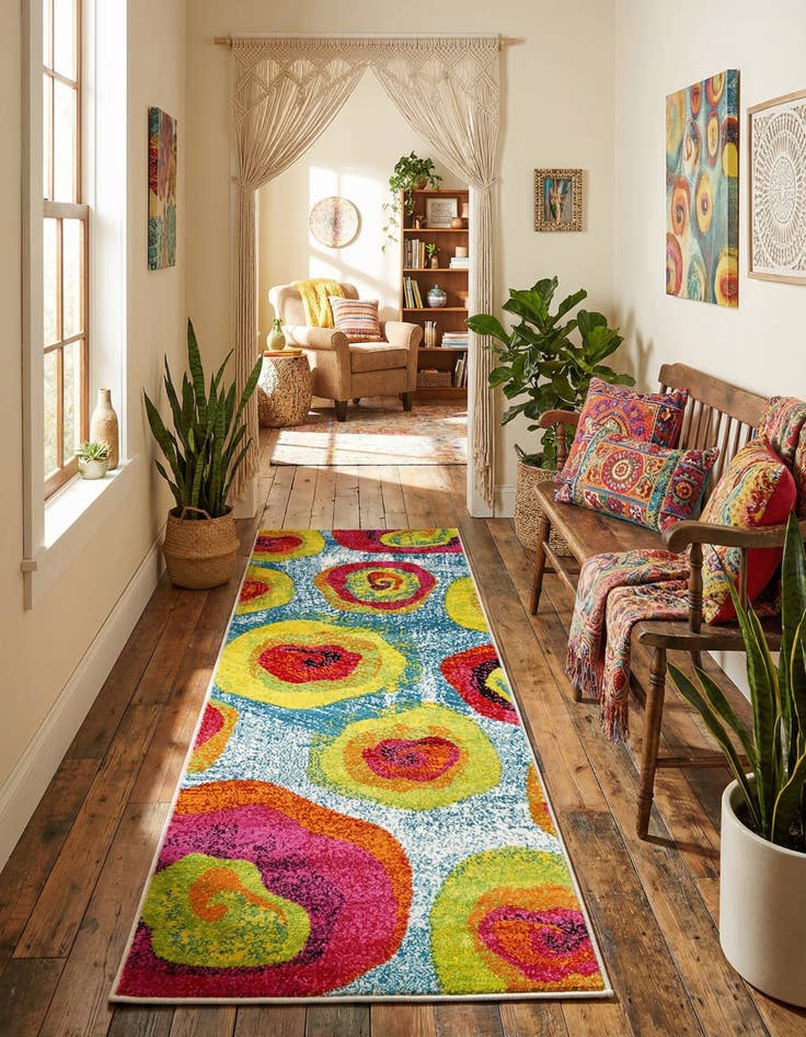 Detail image of 2' x 6' Tuscany Runner Rug