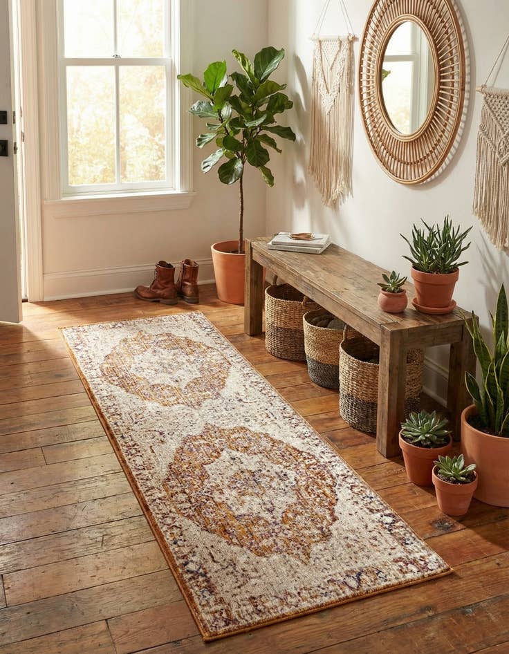 Detail image of 2' x 6' Deepa Runner Rug